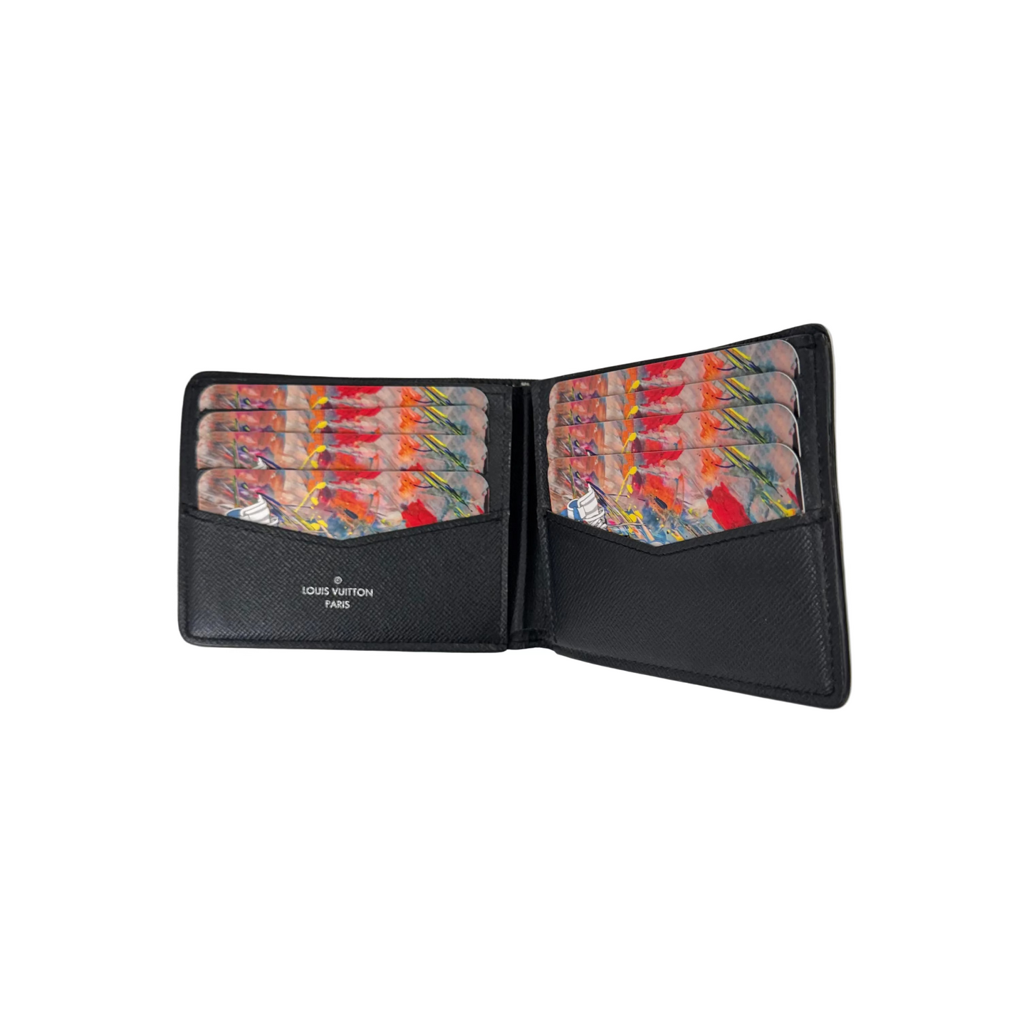 Louis Vuitton Monogram Slender Wallet Black/Grey (Pre-Owned)