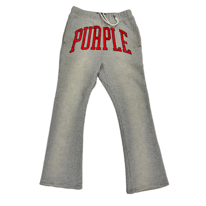 PURPLE BRAND Collegiate Flared Pants 'Heather' (Pre-Owned)
