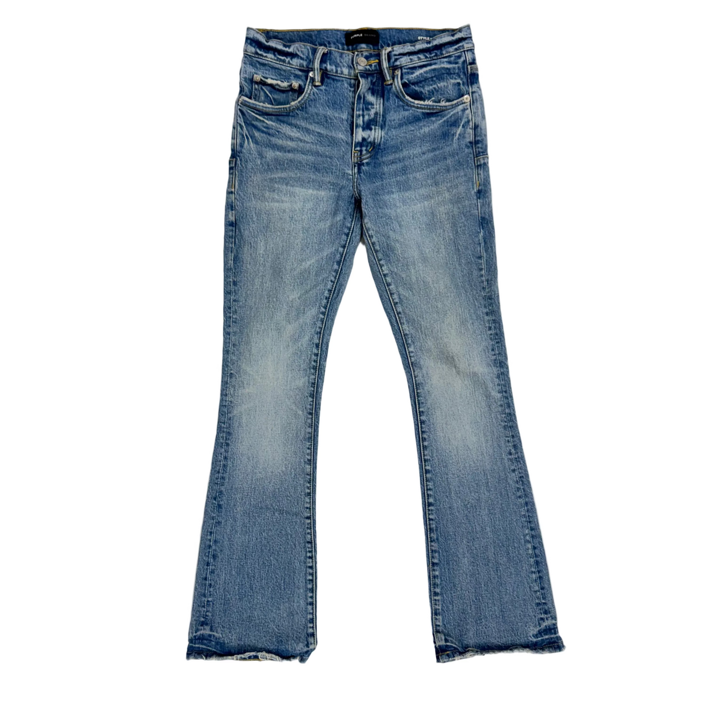 Purple Brand Mid Indigo Flare Jeans (Pre-Owned)