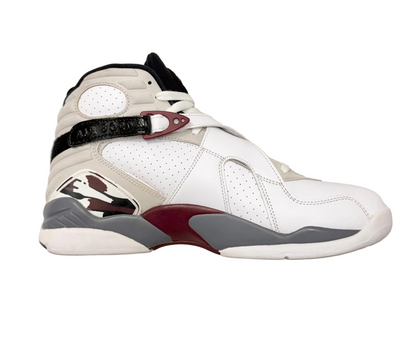 Jordan 8 Retro White Burgundy (Women's) (Pre-owned)