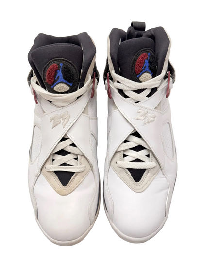 Jordan 8 Retro White Burgundy (Women's) (Pre-owned)