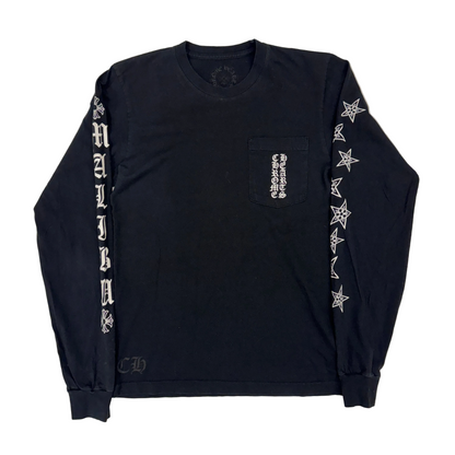 Chrome Hearts Malibu Exclusive Stars L/S T-Shirt Black (Pre-Owned)