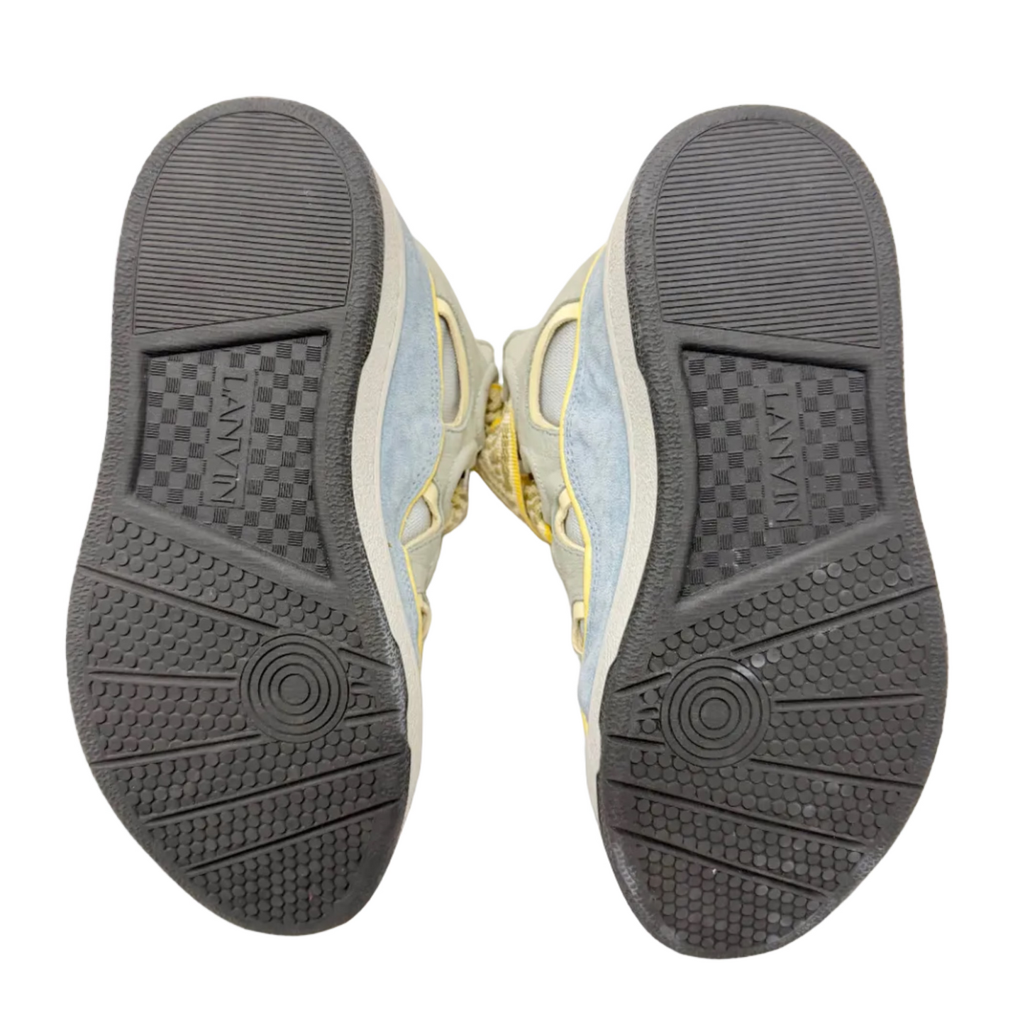 Lanvin Curb Sneakers 'Blue Grey' (Pre-owned)
