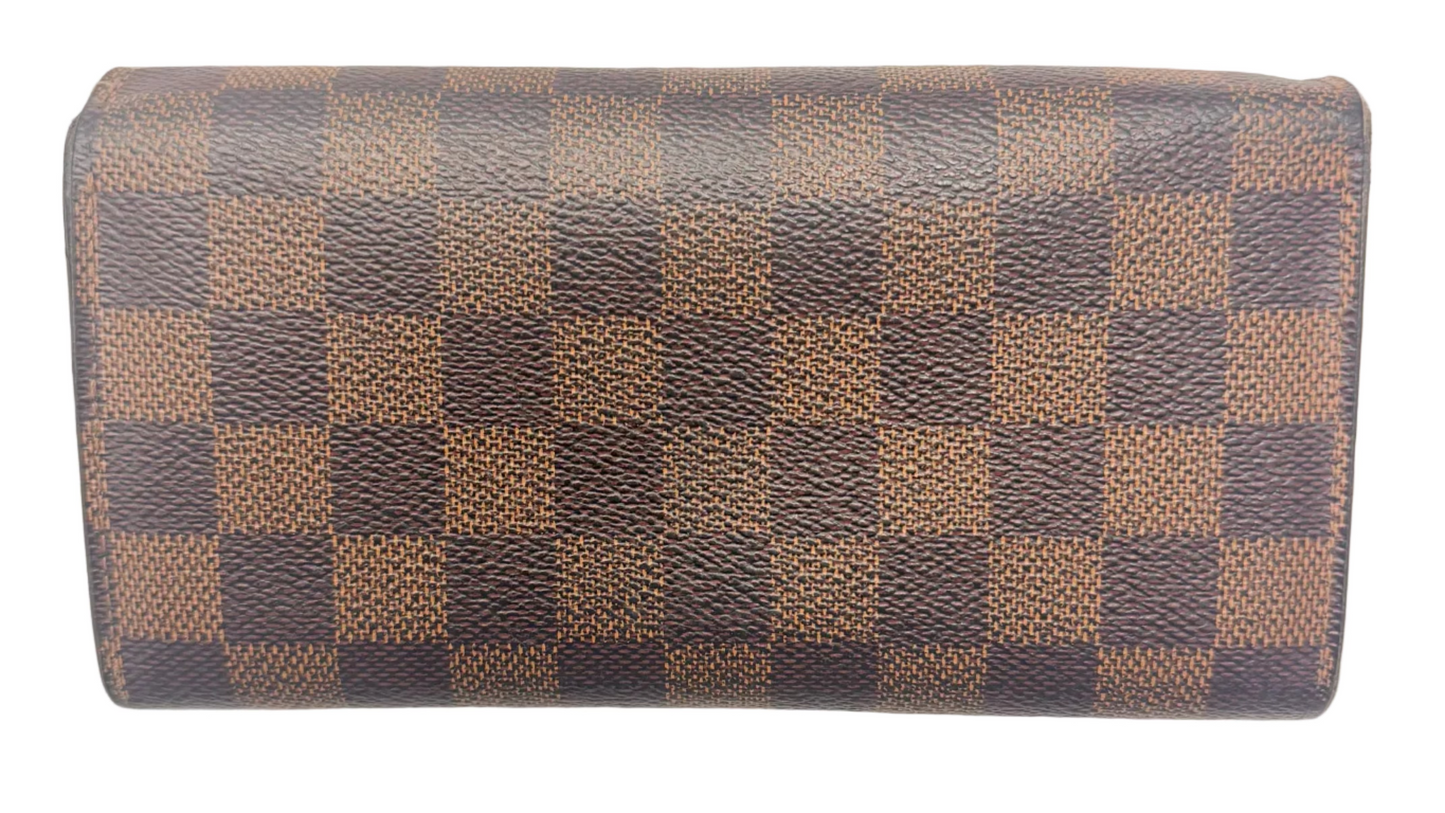 Louis Vuitton Damier Ebene Sarah Wallet (Pre-owned)