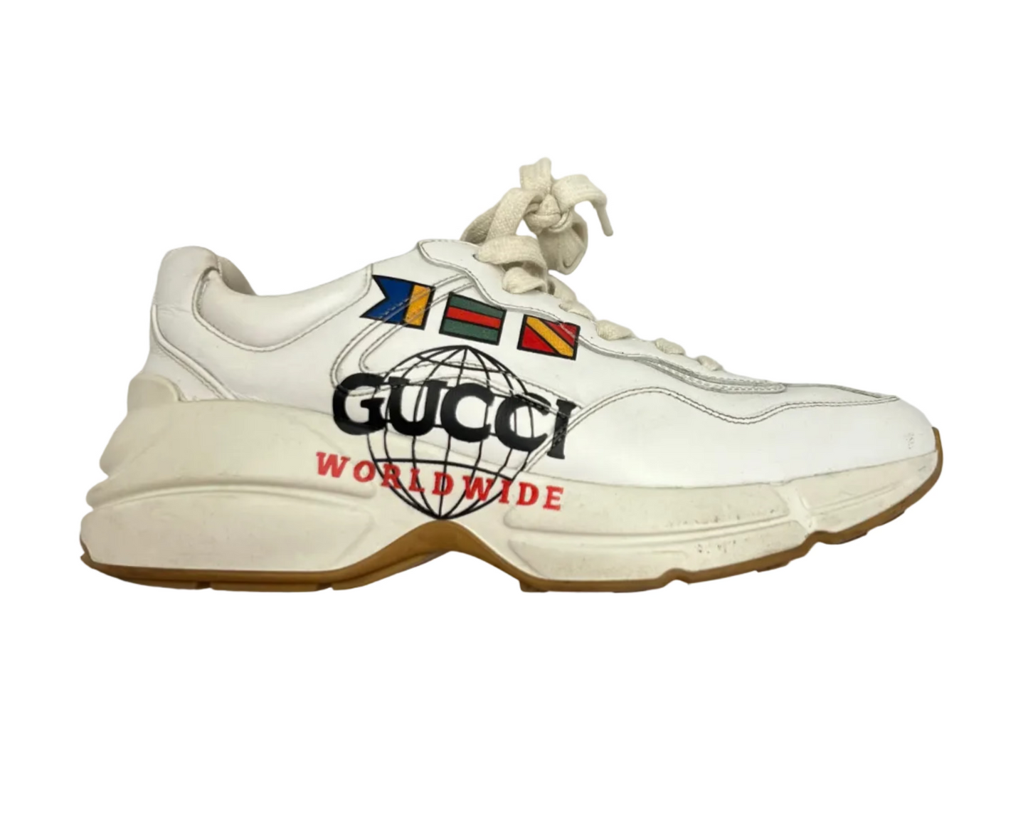 Gucci Rhyton 'Worldwide - White' (Pre-Owned)