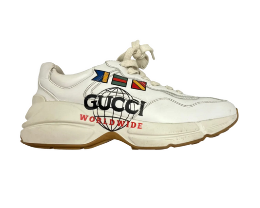 Gucci Rhyton 'Worldwide - White' (Pre-Owned)