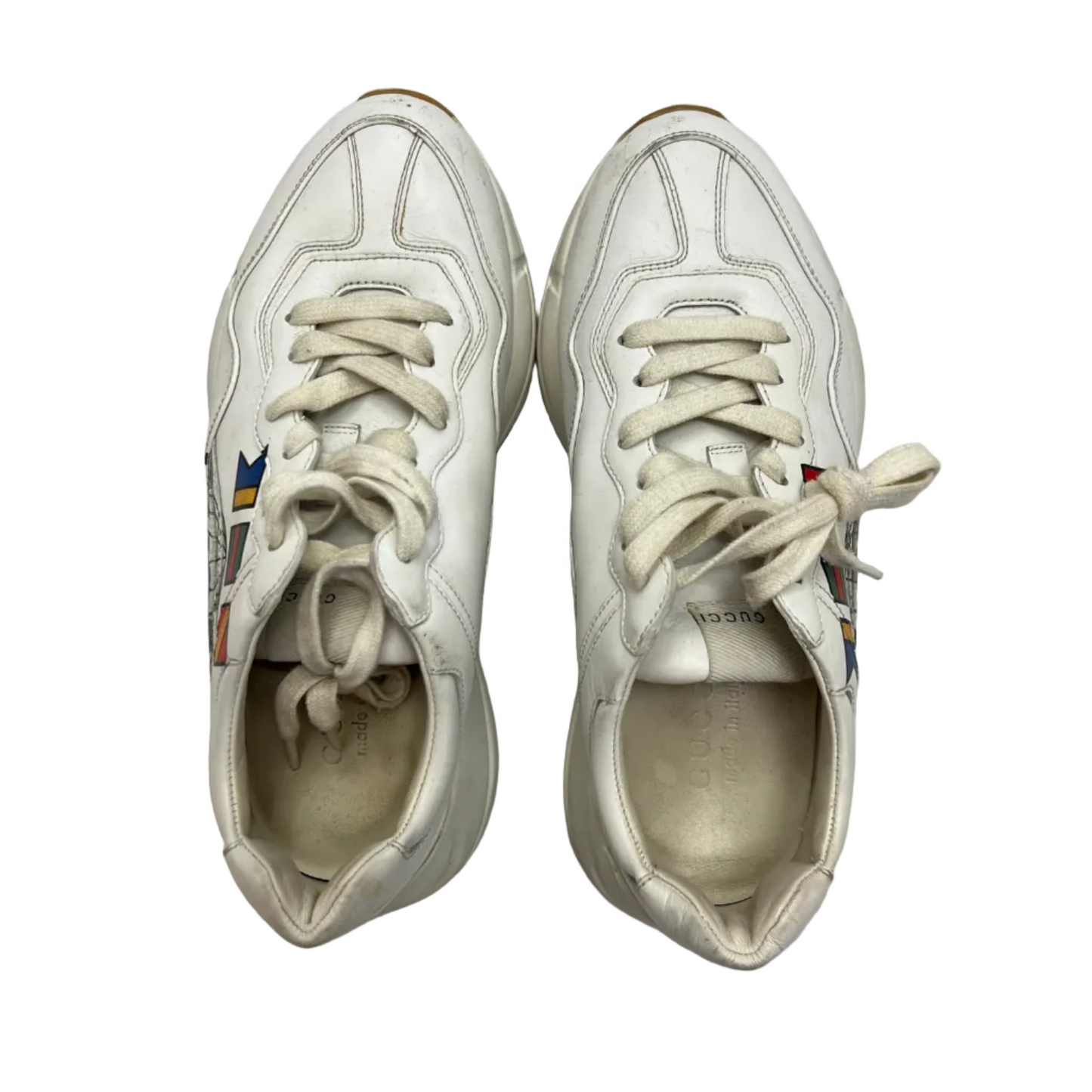 Gucci Rhyton 'Worldwide - White' (Pre-Owned)