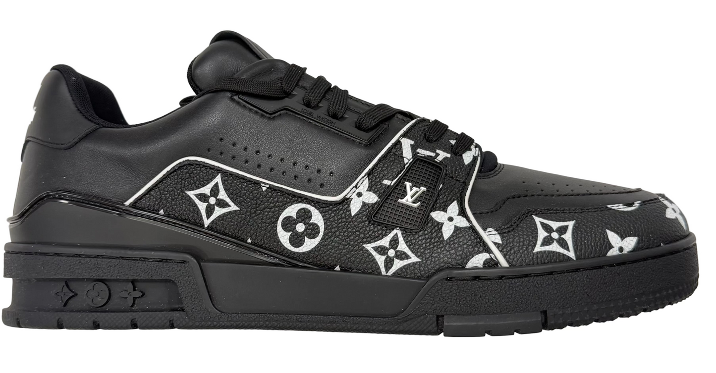 Louis Vuitton LV Trainer 'Black White Monogram' (Pre-Owned)