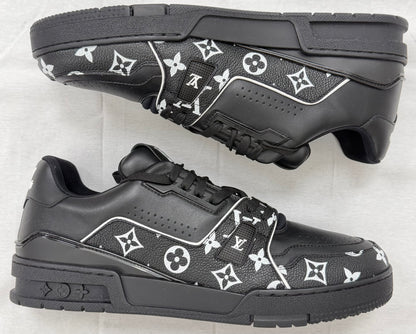 Louis Vuitton LV Trainer 'Black White Monogram' (Pre-Owned)