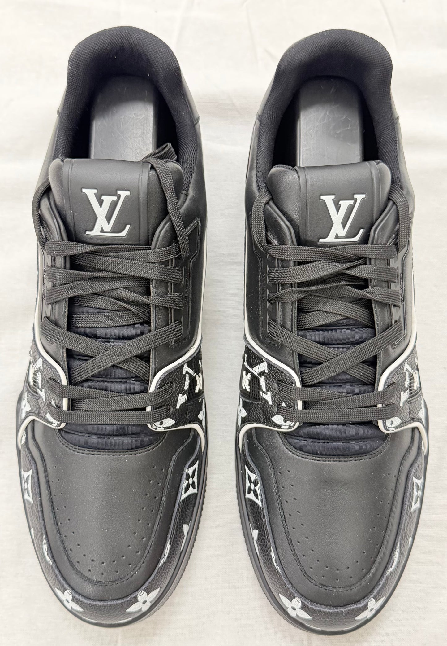 Louis Vuitton LV Trainer 'Black White Monogram' (Pre-Owned)