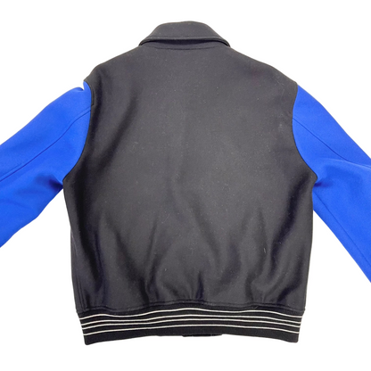 Amiri Bones Varsity Jacket 'Black/Blue' (Pre-Owned)