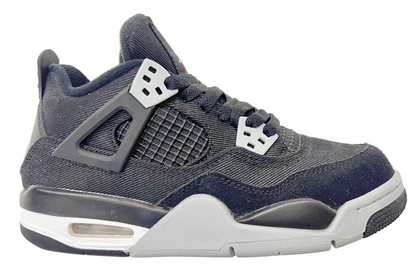 Jordan 4 Retro Black Canvas (GS) (Pre-Owned)