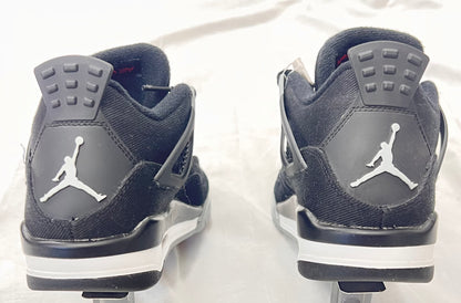 Jordan 4 Retro Black Canvas (GS) (Pre-Owned)