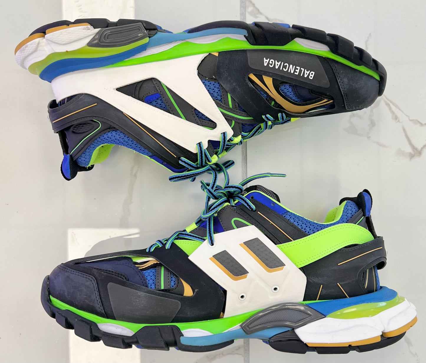 Balenciaga Track Green White Blue (Pre-Owned)