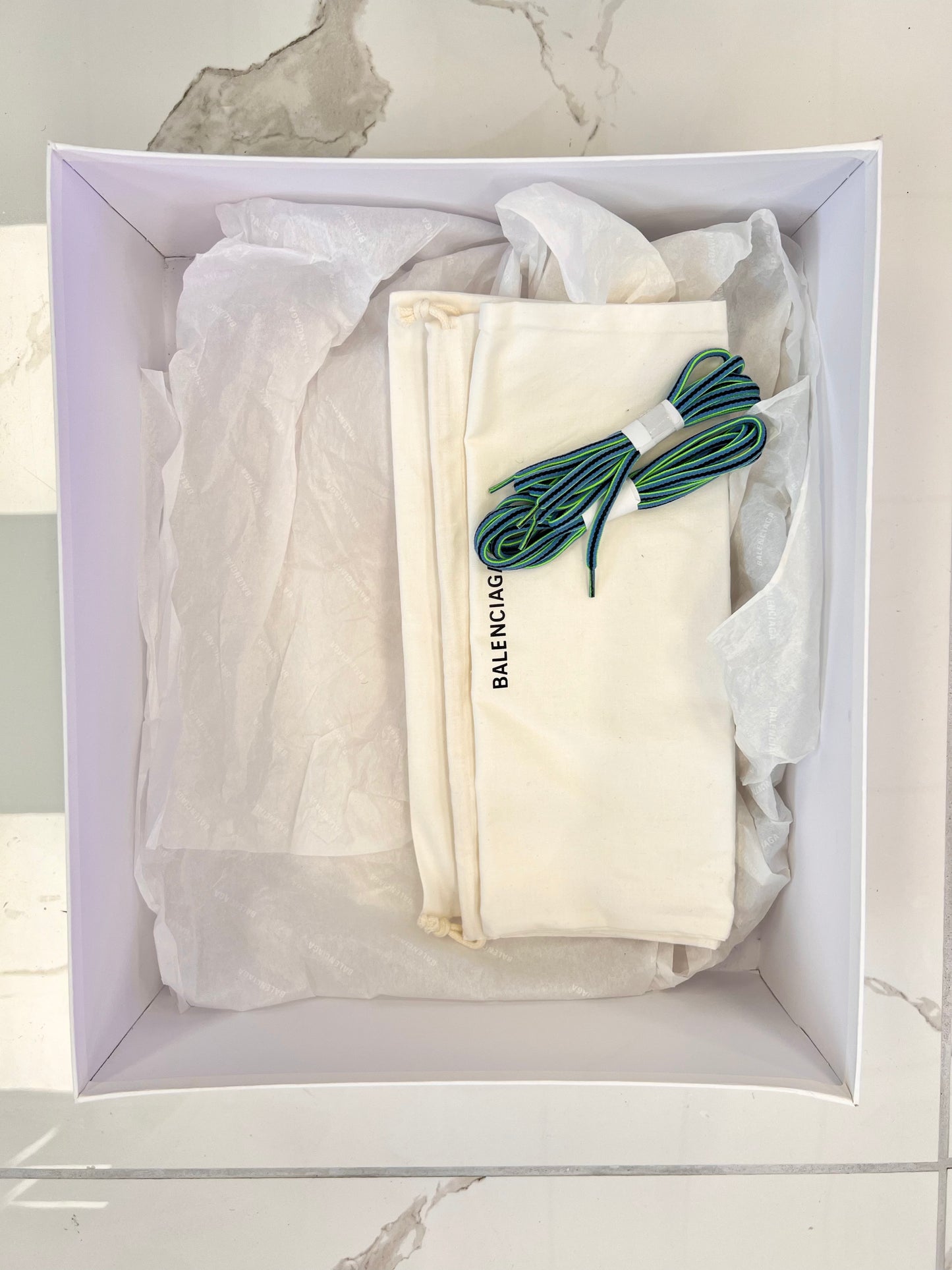 Balenciaga Track Green White Blue (Pre-Owned)