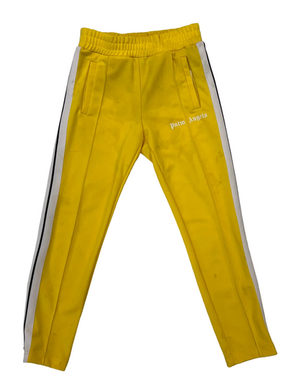 Palm Angels Track Pants 'Yellow/White' (Pre-Owned)