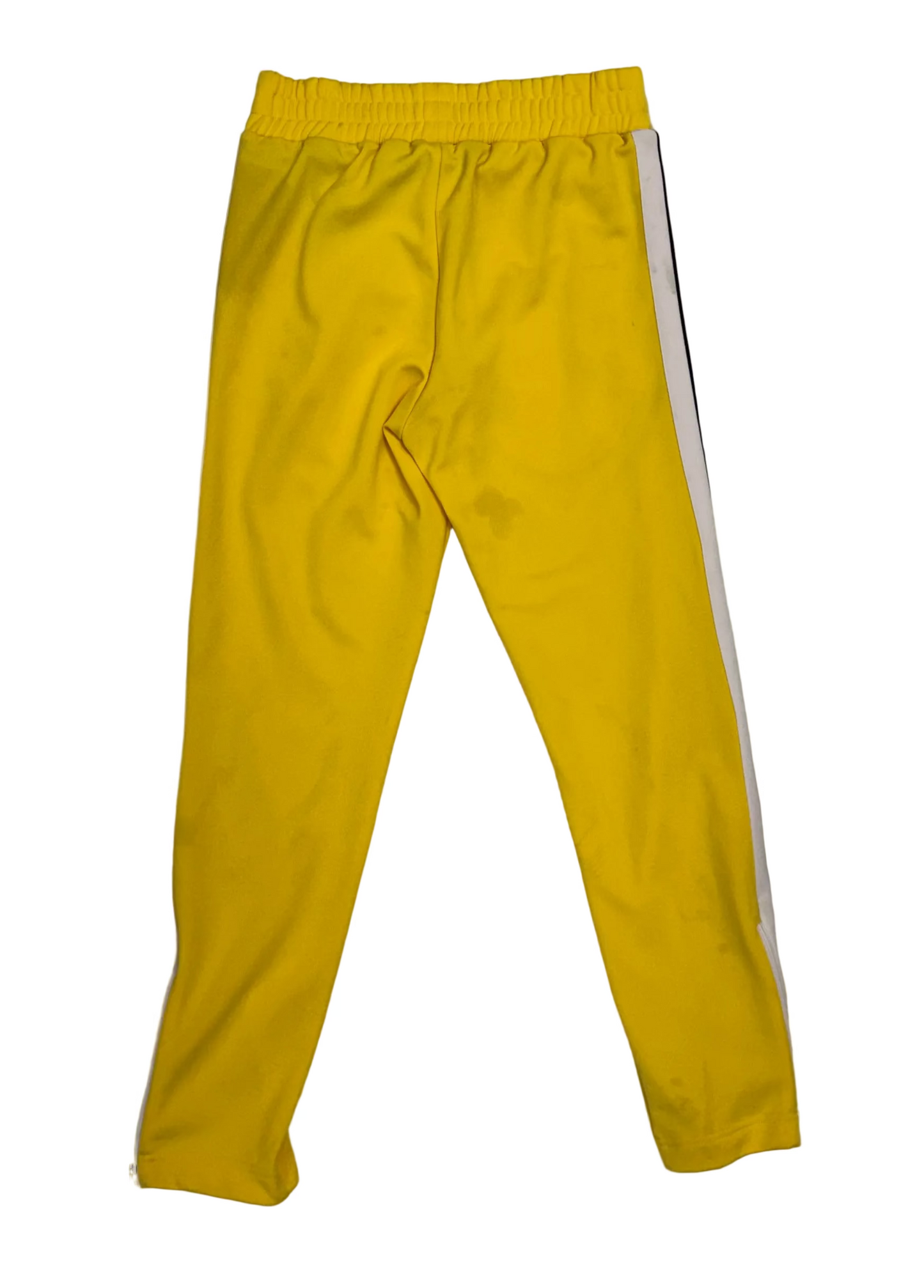 Palm Angels Track Pants 'Yellow/White' (Pre-Owned)