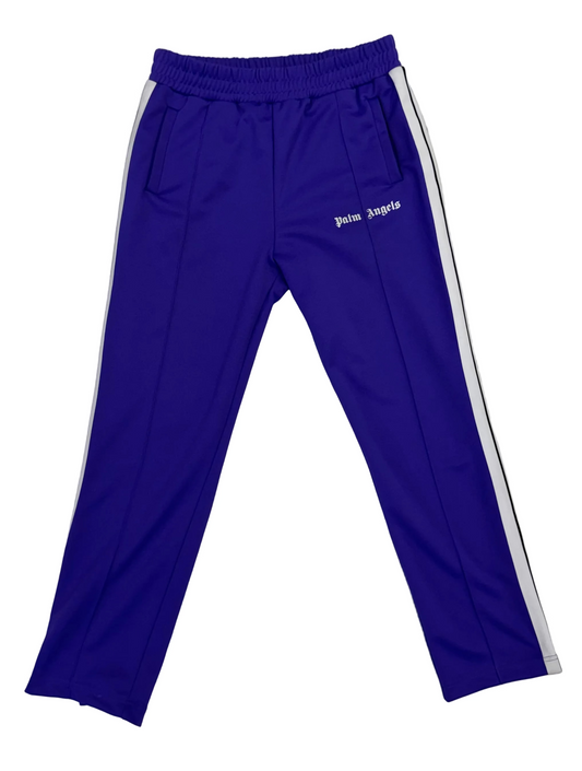 Palm Angels Track Pants 'Purple/White' (Pre-Owned)