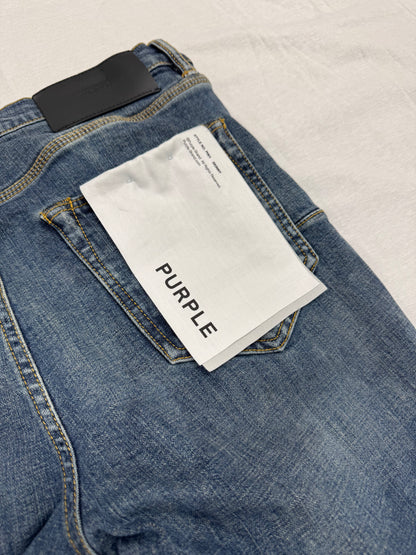 Purple Skinny Jeans 'blue indigo wash' (Pre-Owned)