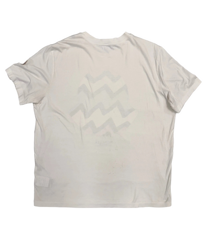 Moncler Zig Zag Logo Tee 'White' (Pre-Owned)