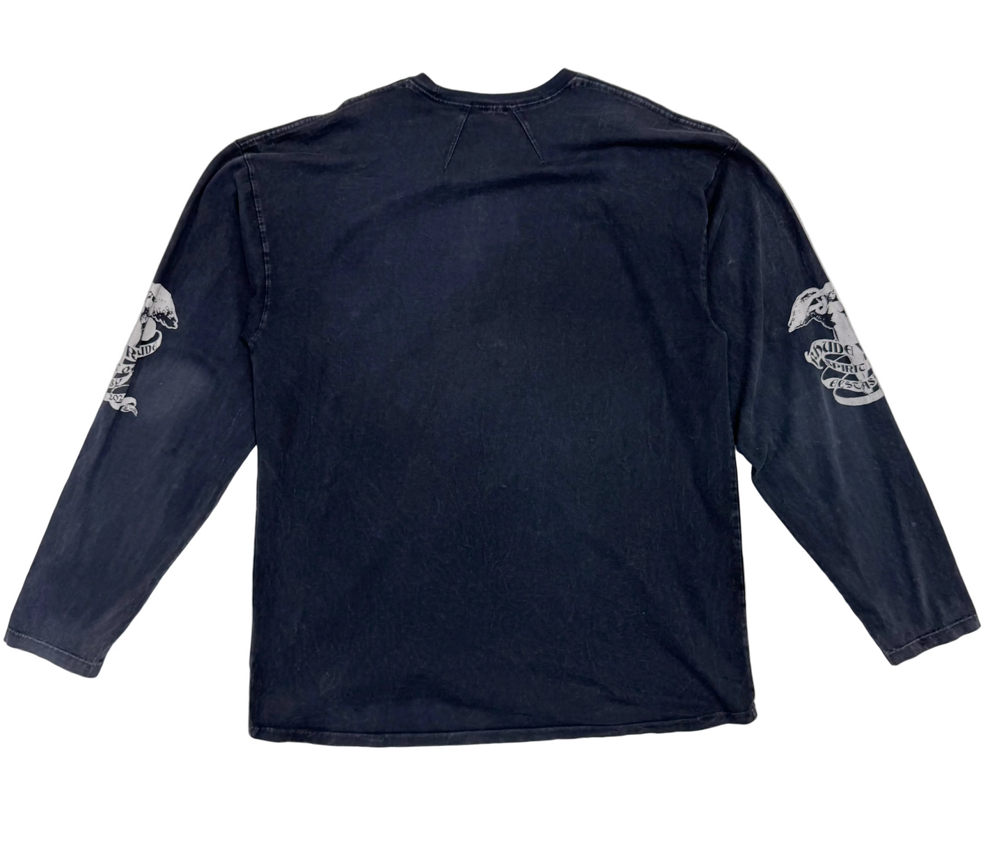 Rhude Graphic Sleeve T-Shirt 'Washed Grey' (Pre-owned)