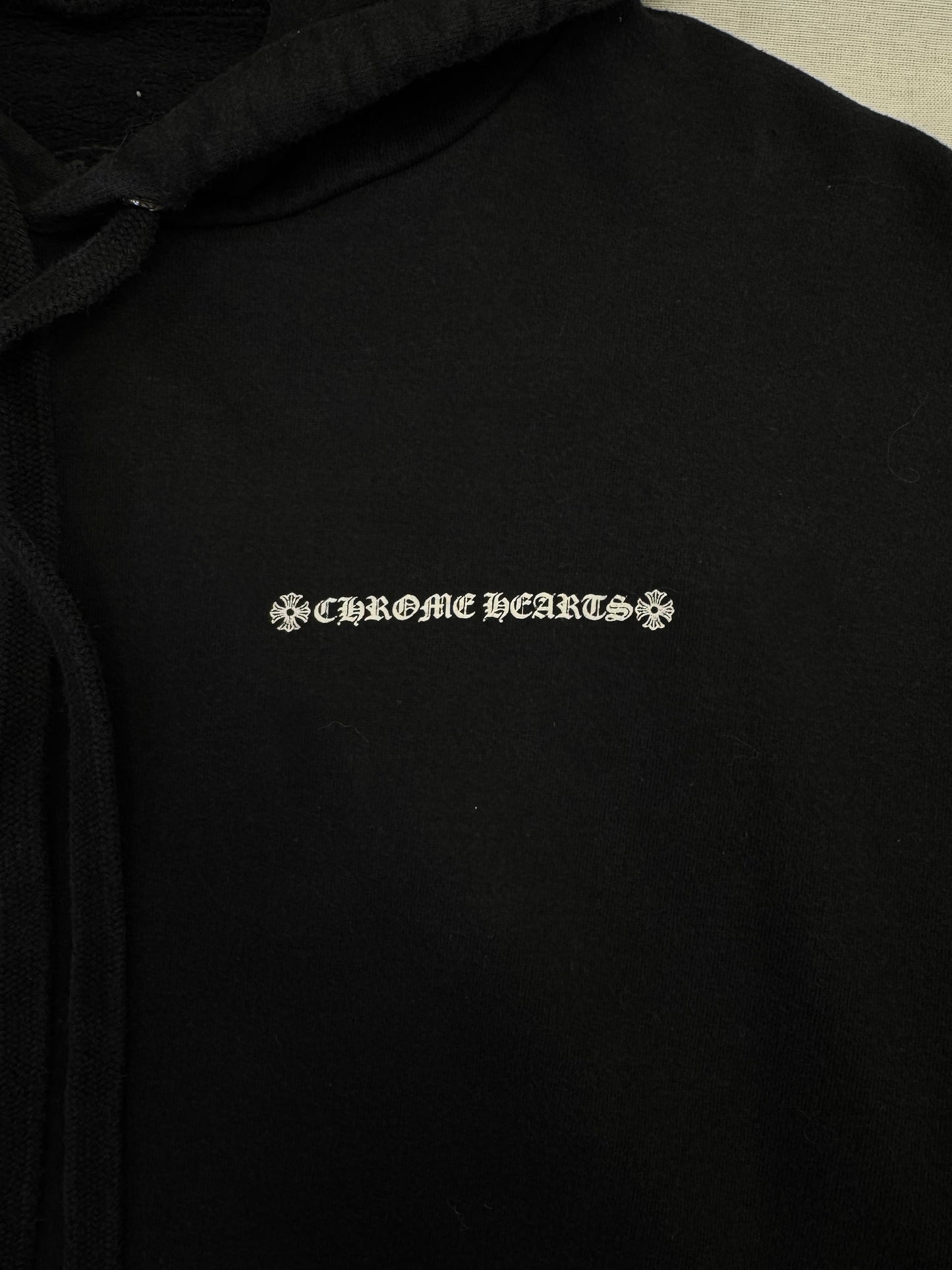 Chrome Hearts CrossSpine Hoodie 'Black' (Pre-Owned)