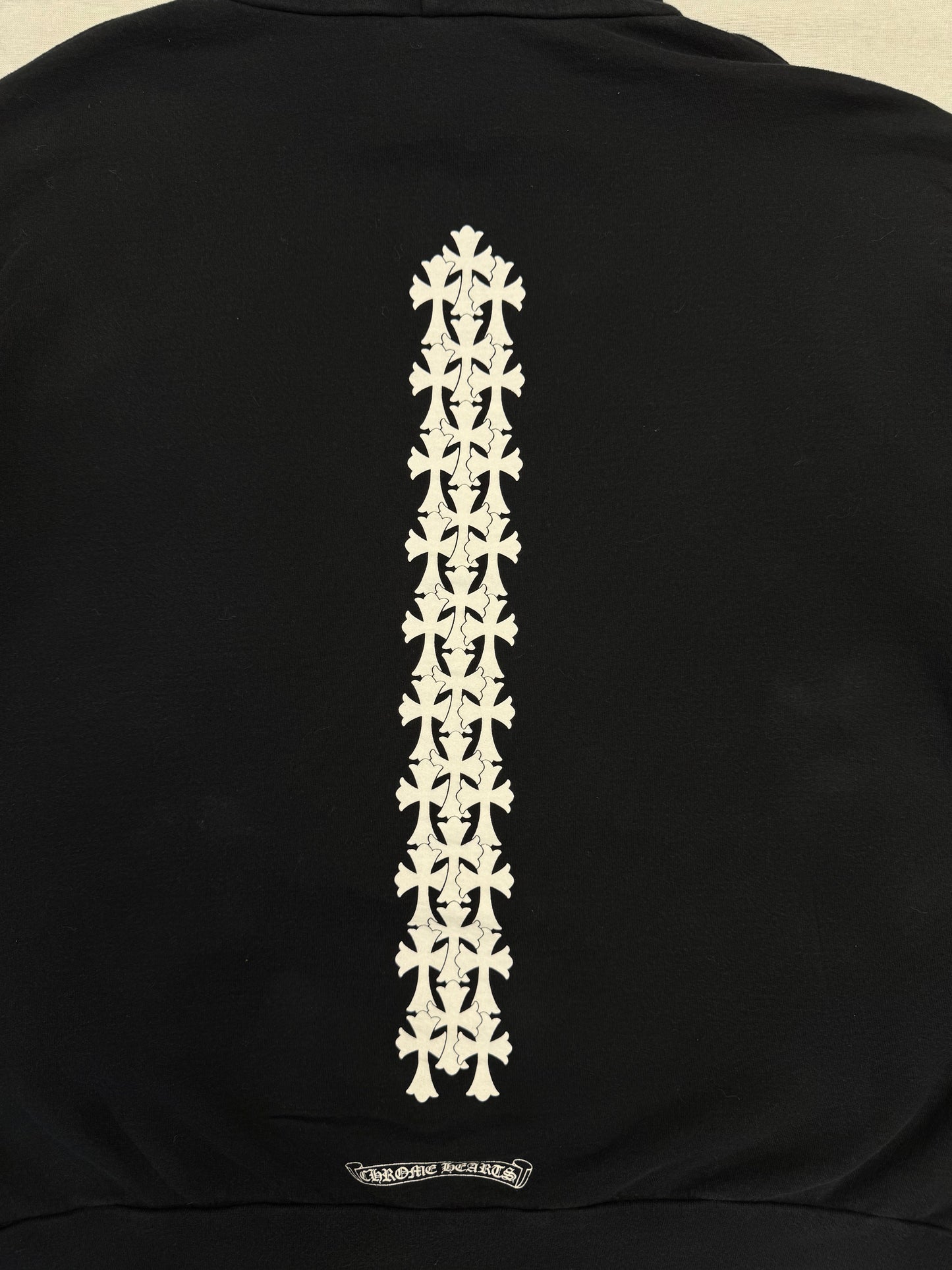 Chrome Hearts CrossSpine Hoodie 'Black' (Pre-Owned)