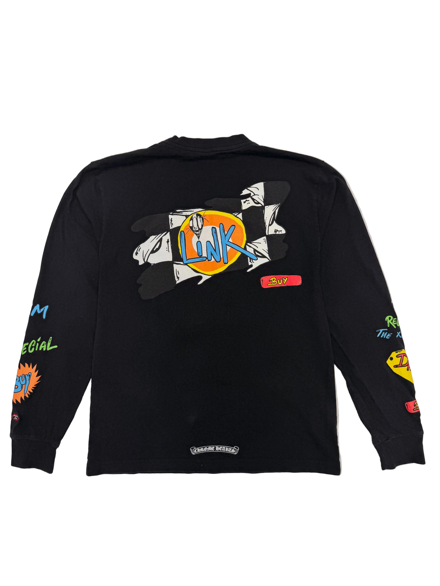 Chrome Hearts x Matty Boy Sex Records Link Long Sleeve T-shirt 'Black' (Pre-Owned)
