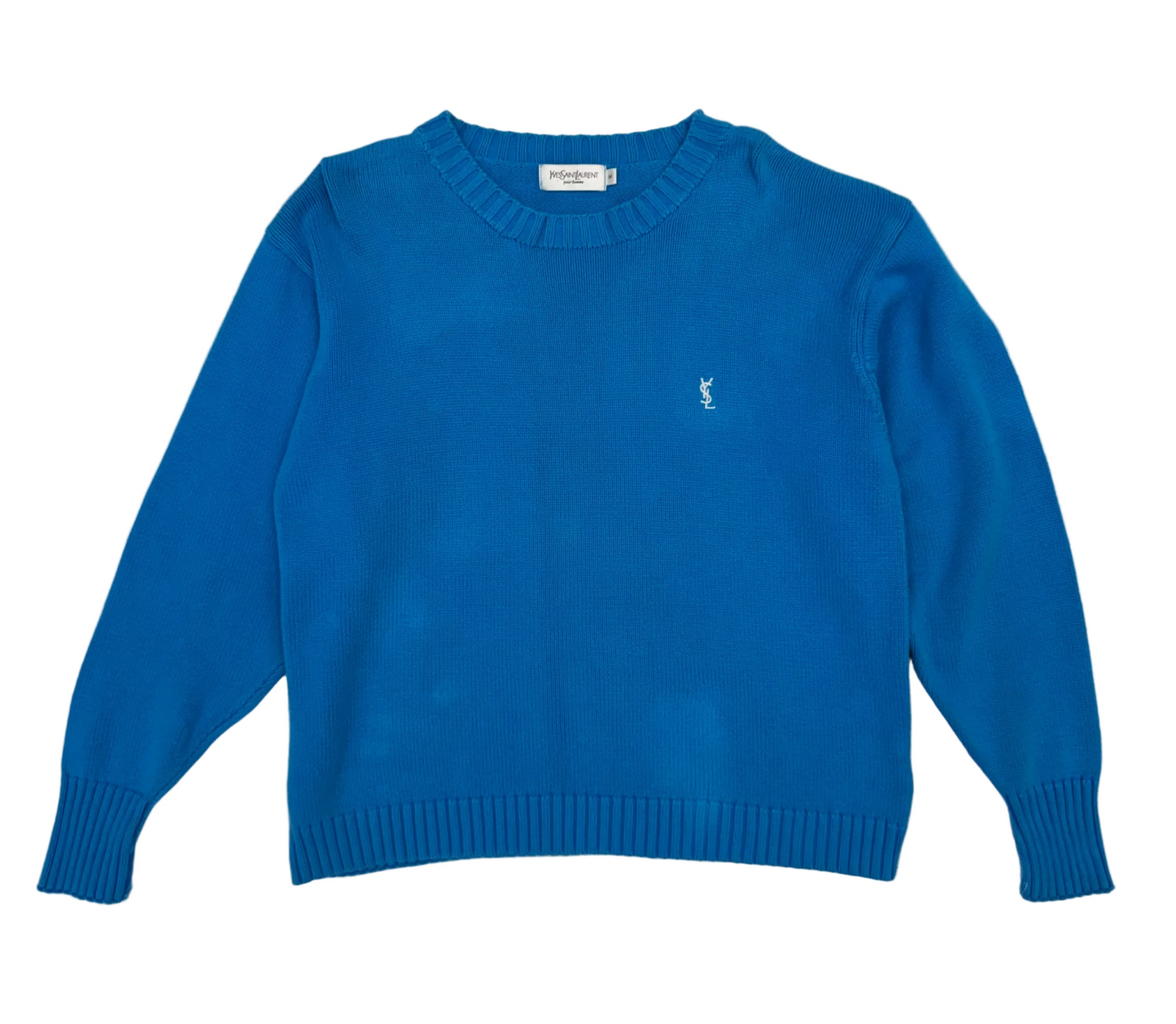 Yves Saint Laurent Sweater 'Blue' (Pre-Owned)