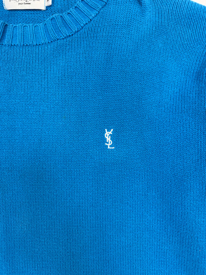 Yves Saint Laurent Sweater 'Blue' (Pre-Owned)