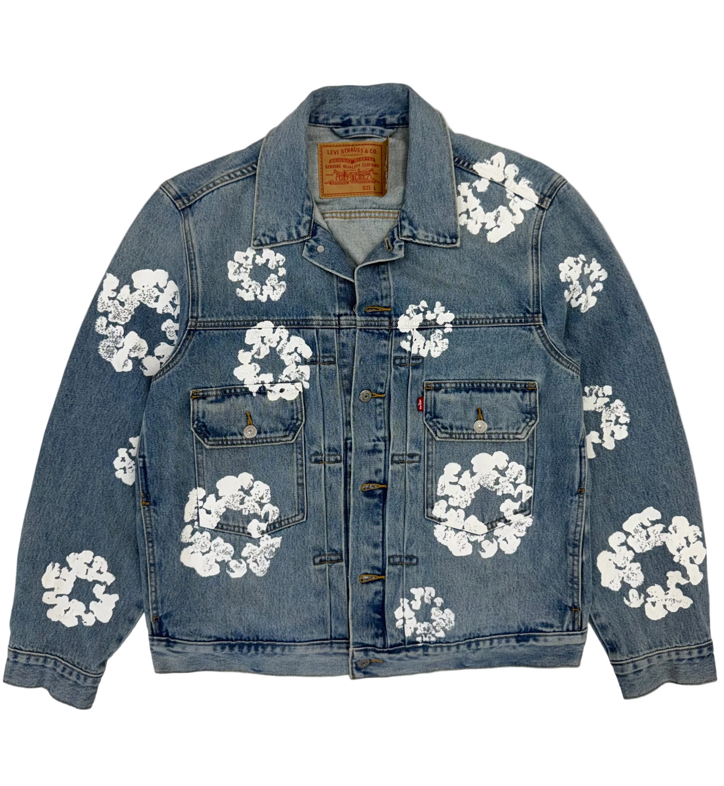 Denim Tears x Levi's Denim Jacket 'light blue/white' (Pre-Owned)