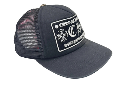Chrome Hearts CH Hollywood Trucker Cap 'Black' (Pre-Owned)