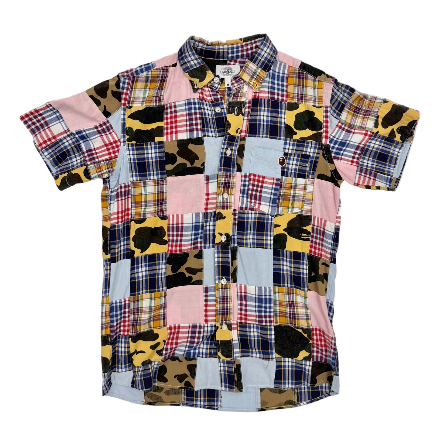 A Bathing Ape Patchwork Camo Shirt (Pre-Owned)