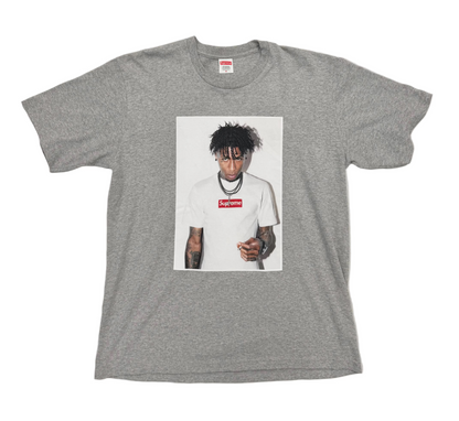 Supreme NBA Youngboy T-Shirt 'Heather Grey' (Pre-Owned)