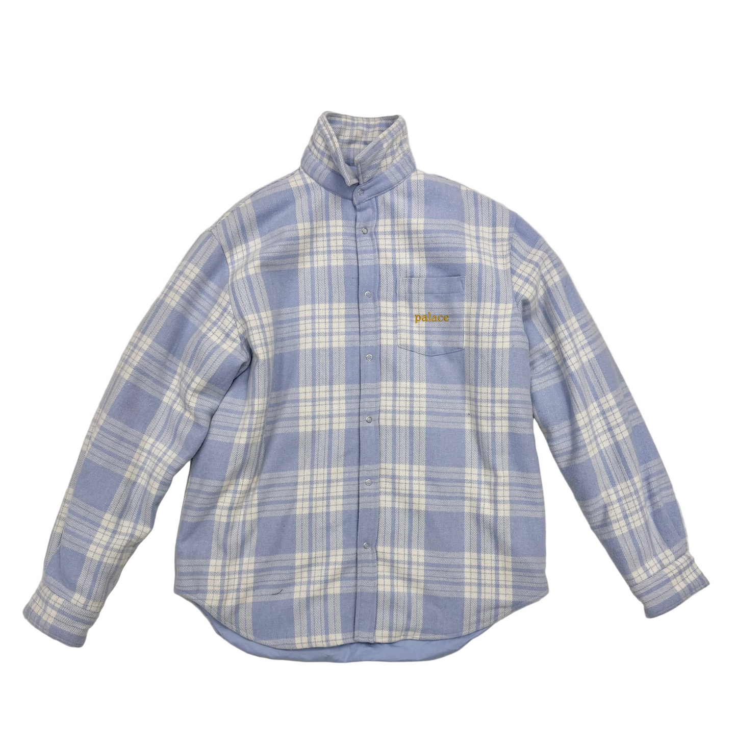 Palace Check Insulated Shirt 'Faint Blue' (Pre-Owned)