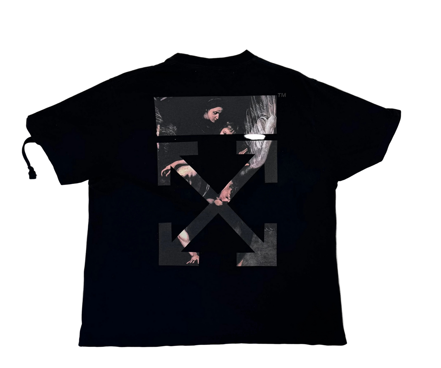 Off-White Caravaggio Arrow T-Shirt 'Black' (Pre-Owned)