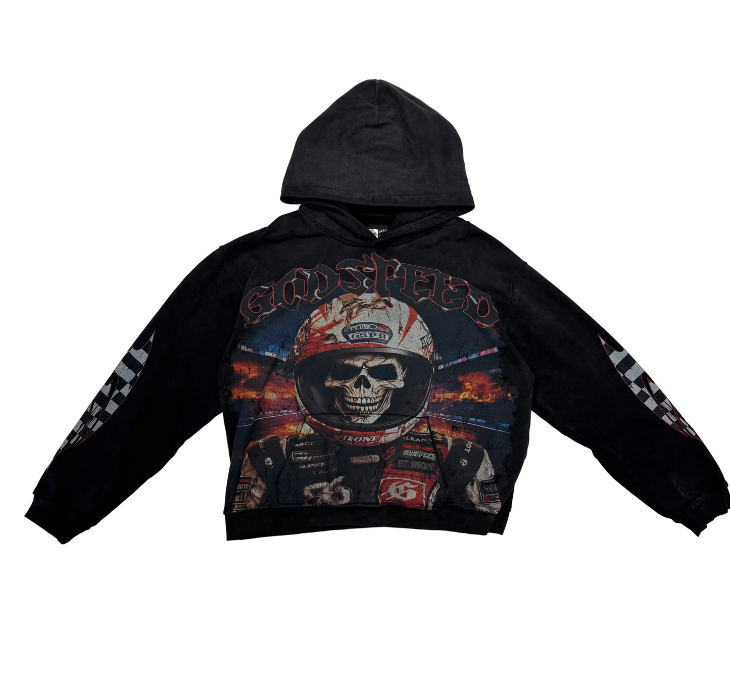 Godspeed Racer Goldie Hoodie 'Black Wash' (Pre-Owned)
