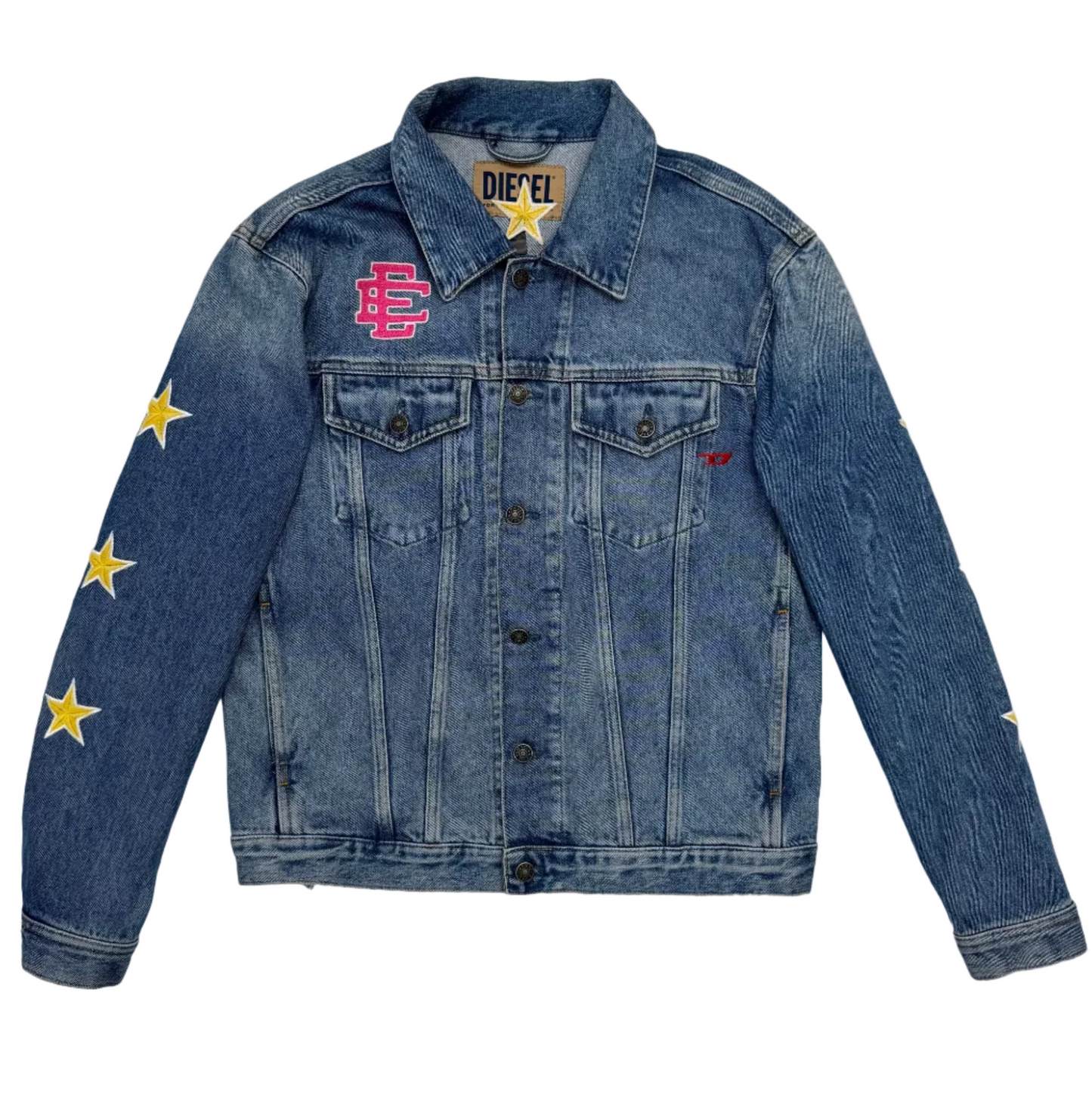Eric Emanuel x Diesel Denim Varsity Jacket (Pre-Owned)