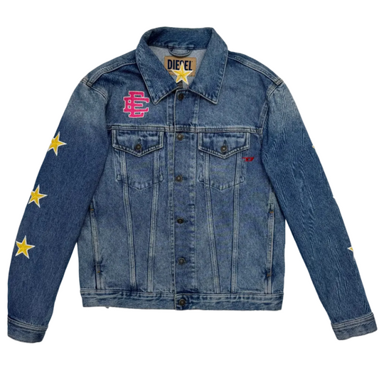Eric Emanuel x Diesel Denim Varsity Jacket (Pre-Owned)