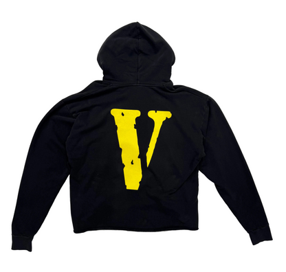 Vlone Staple Hoodie 'Black/Yellow' (Pre-Owned)