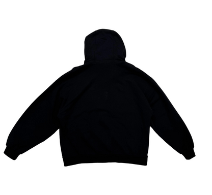 Gucci Logo-Print Relaxed-Fit Hoodie 'Black' (Pre-Owned)
