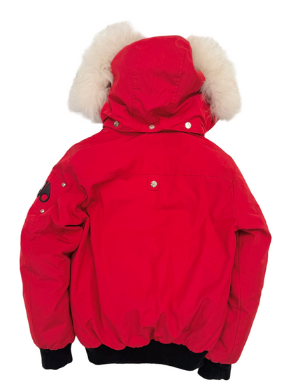 Moose Knuckles Kids Balistic Bomber Zip-Up Fur Jacket (Pre-Owned)