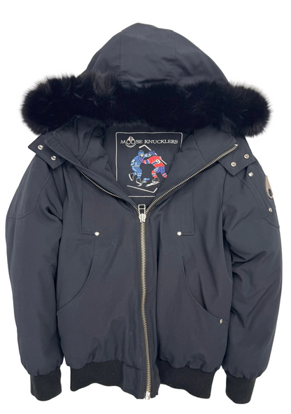 Moose Knuckles Kids Unisex Original Shearling Trim Bomber Jacket (Pre-Owned)