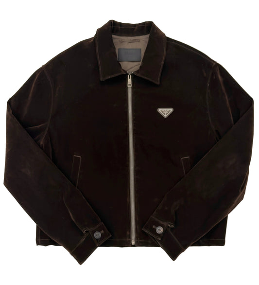 Prada Velvet Bomber Jacket (Pre-Owned)