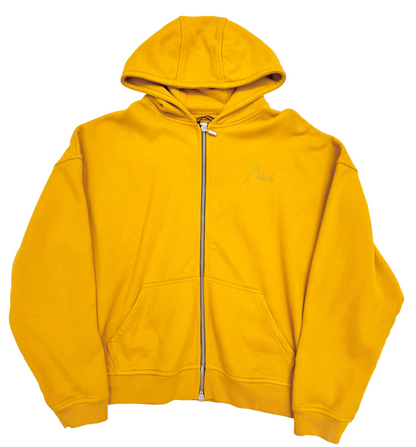 Rhude Zip Up Hoodie 'Mustard' (Pre-Owned)