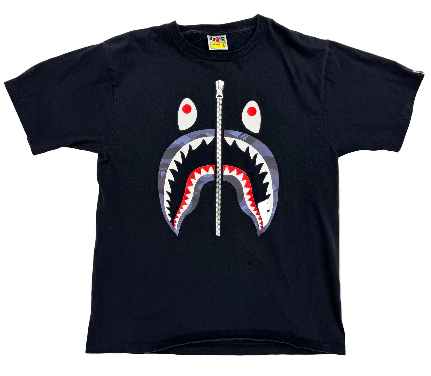 BAPE Color Camo Shark Tee Black/Navy (Pre-Owned)