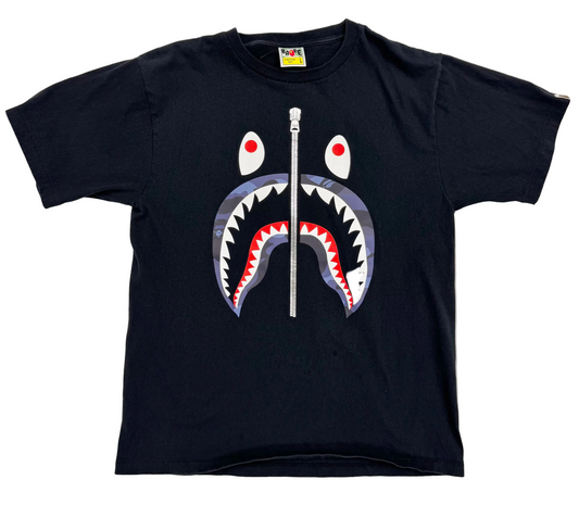 BAPE Color Camo Shark Tee Black/Navy (Pre-Owned)
