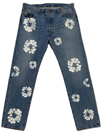 Denim Tears x Levi's Cotton Wreath Jean 'Light Wash' (Pre-Owned)