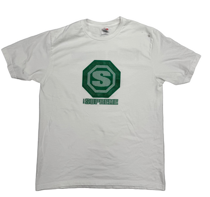 Supreme Blockbuster T-Shirt 'White/Green' (Pre-Owned)