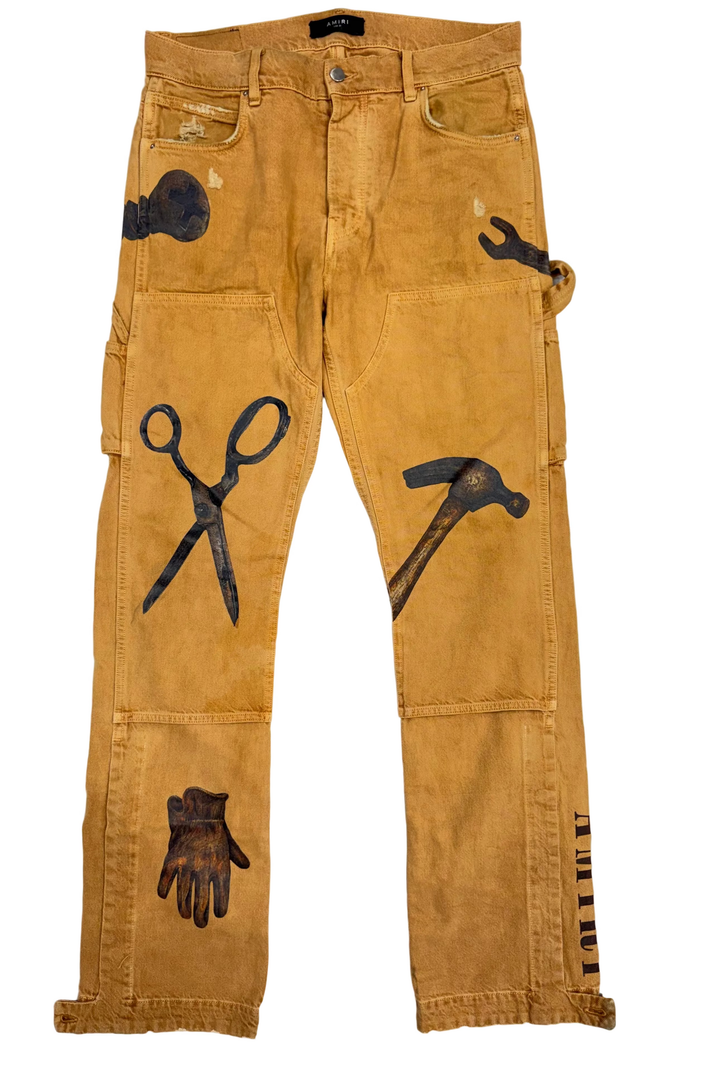 Amiri Rhee Studio Carpenter Pant 'Ermine' (Pre-Owned)